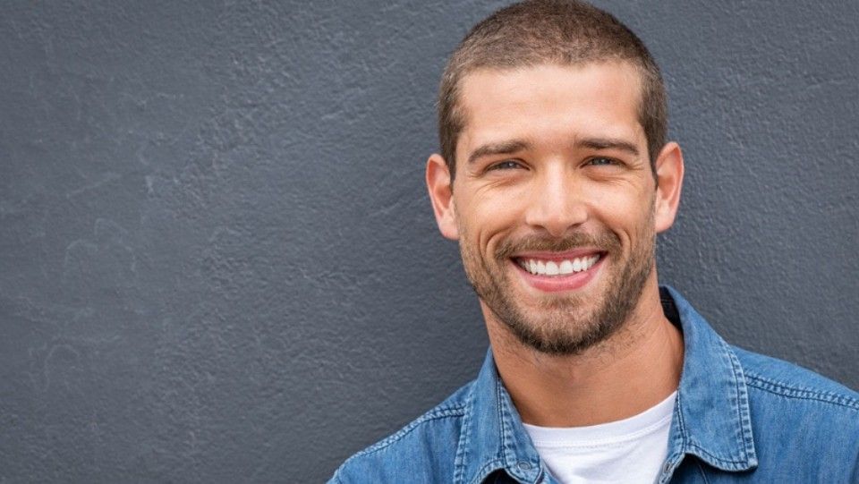 men smiling