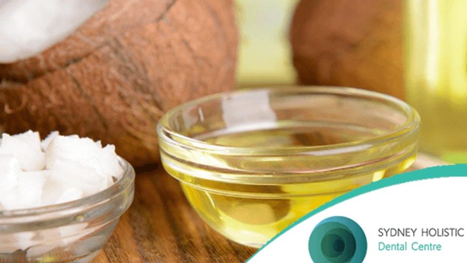 Coconut oil in glass bowl