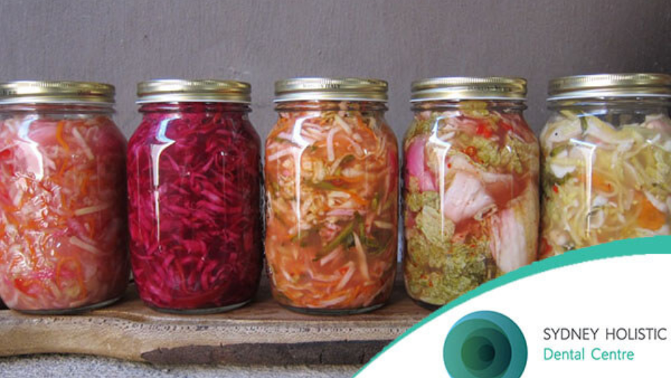Jars of fermented vegetables